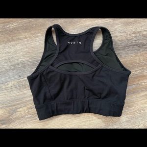 Nvgtn black sports bra